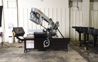 Horizontal Pivot Band Saw Machine Shot