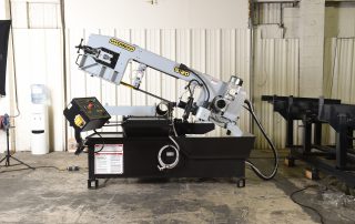 Horizontal Pivot Band Saw Machine Shot