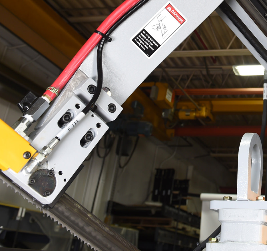 S-20 Horizontal Pivot Band Saw Angle Measurement