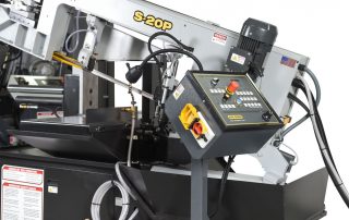 S-20P features swing away control panel for ideal operator positioning