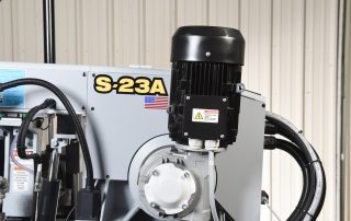 S-23A features a powereful 8.8 HP true direct blade drive with no belts or pulleys