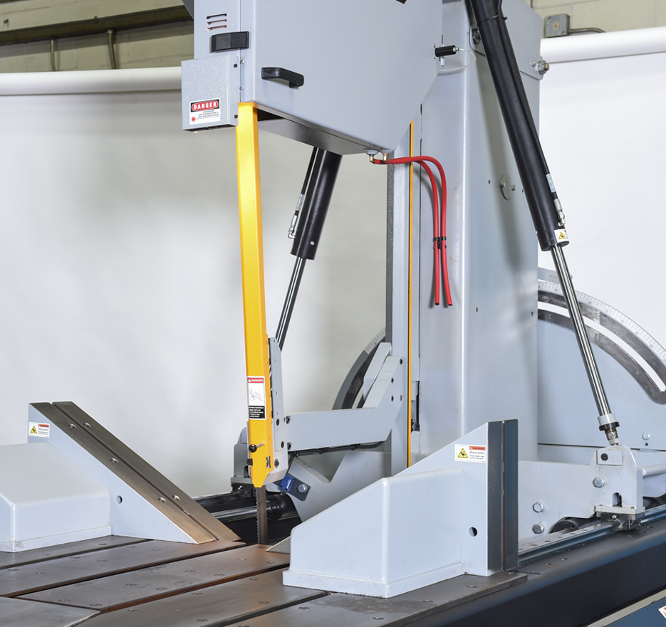 S-20 Horizontal Pivot Band Saw Angle Measurement