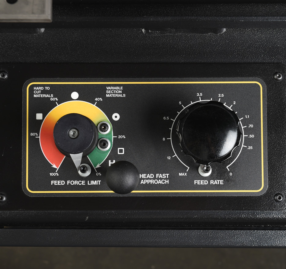 S-20 Horizontal Pivot Band Saw Angle Measurement