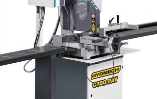 C350-2AV machine shot with K40 tables